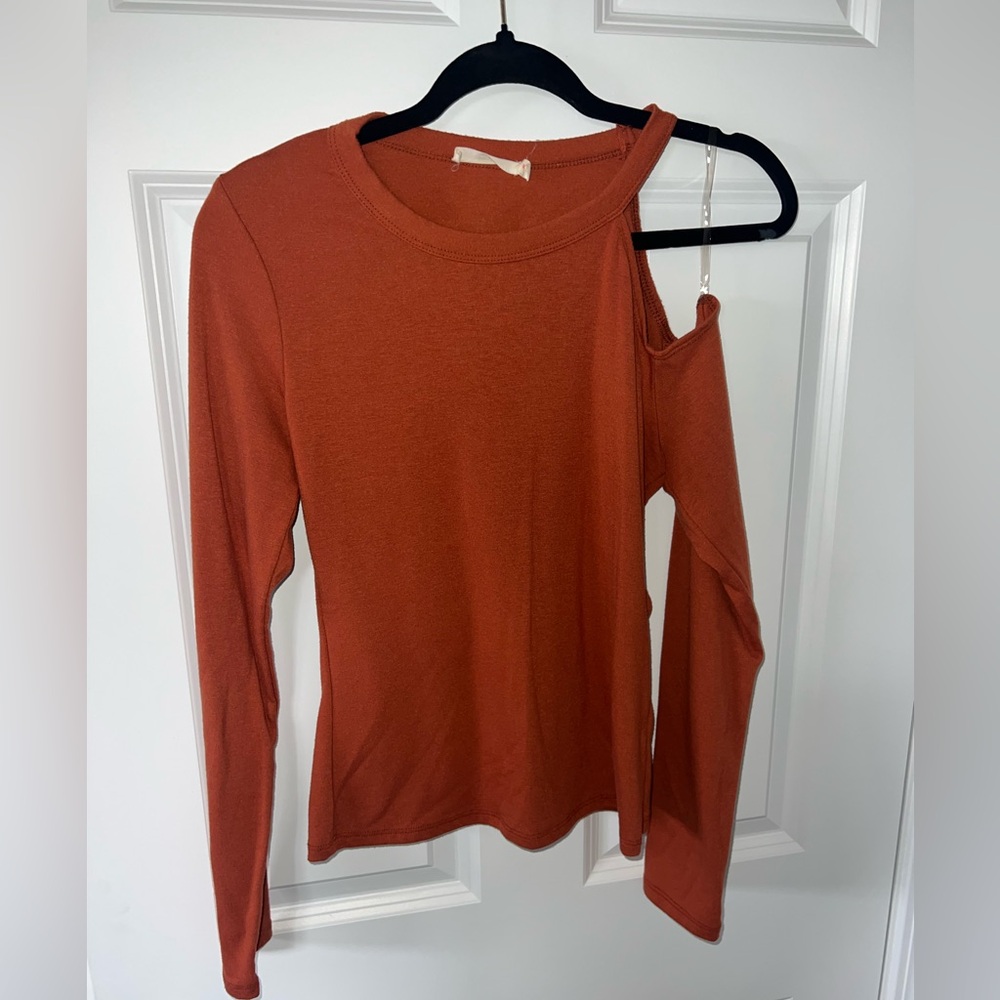 Dry goods one shoulder sweater